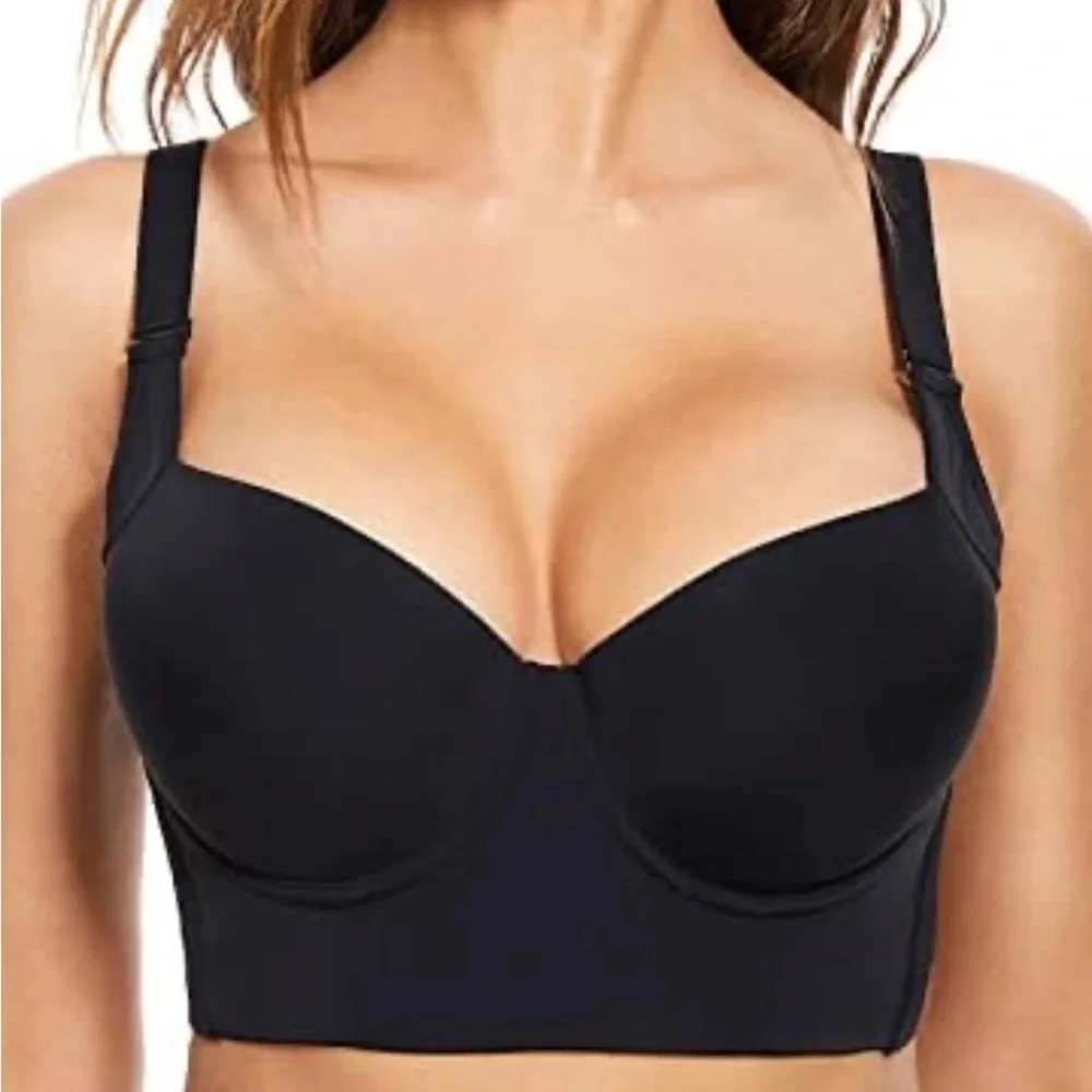 Fall sweet Black Contour Bra with Adjustable Straps and Underwire size 36 C